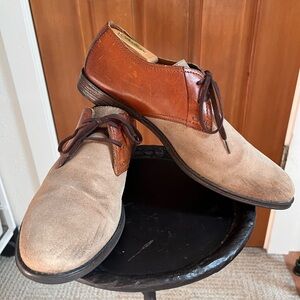 Men's Clarks Leather and Suede Loafers size 9.5